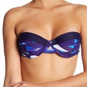 NWOT Adidas Convertible Bandeau Swim Top - Med